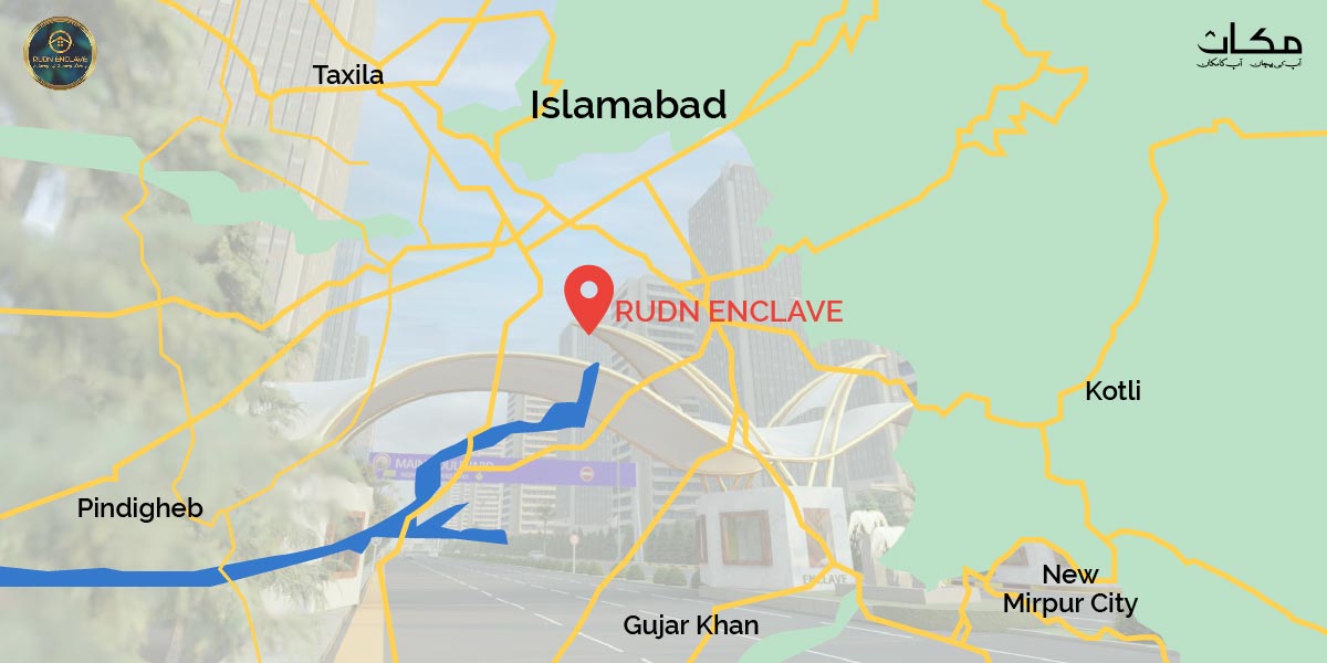 Rudn Enclave Rawalpindi Location