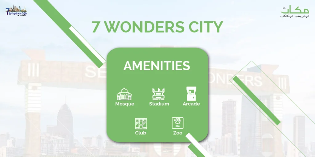 7 Wonders City Islamabad Amenities