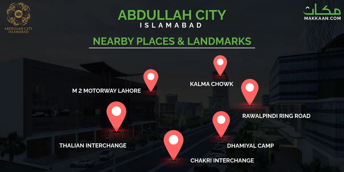 Abdullah City Nearby Locations