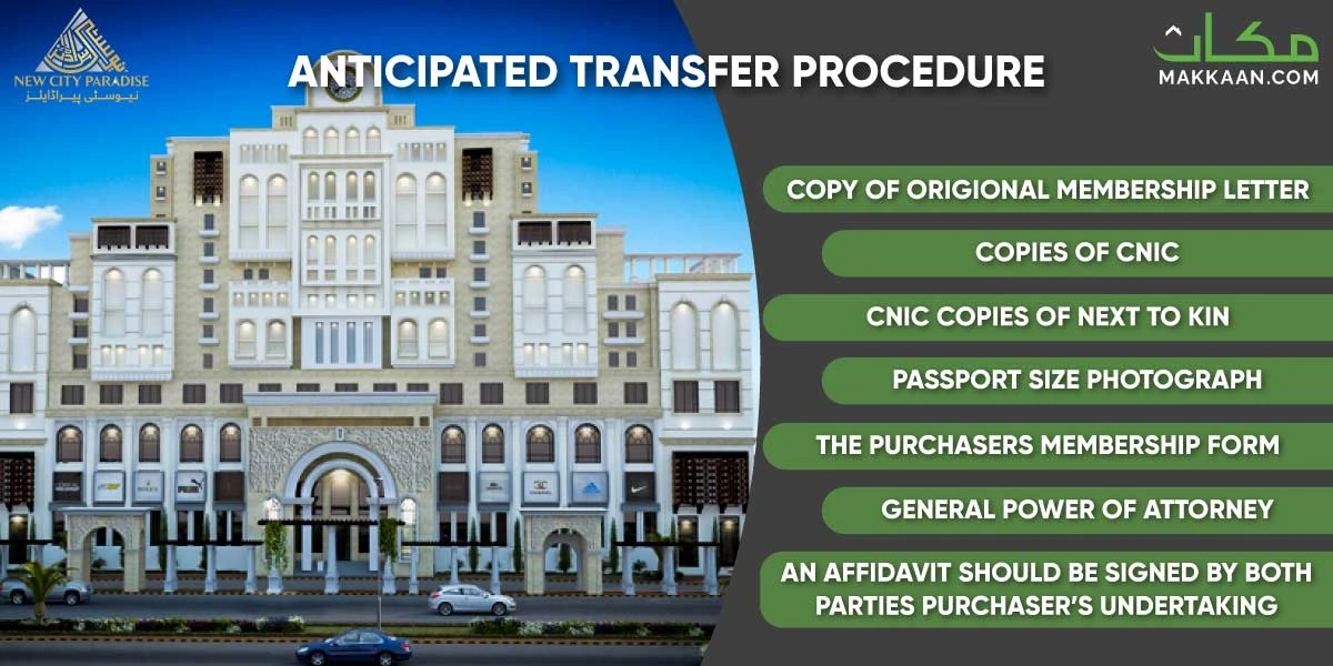 New City Paradise Transfer Procedure