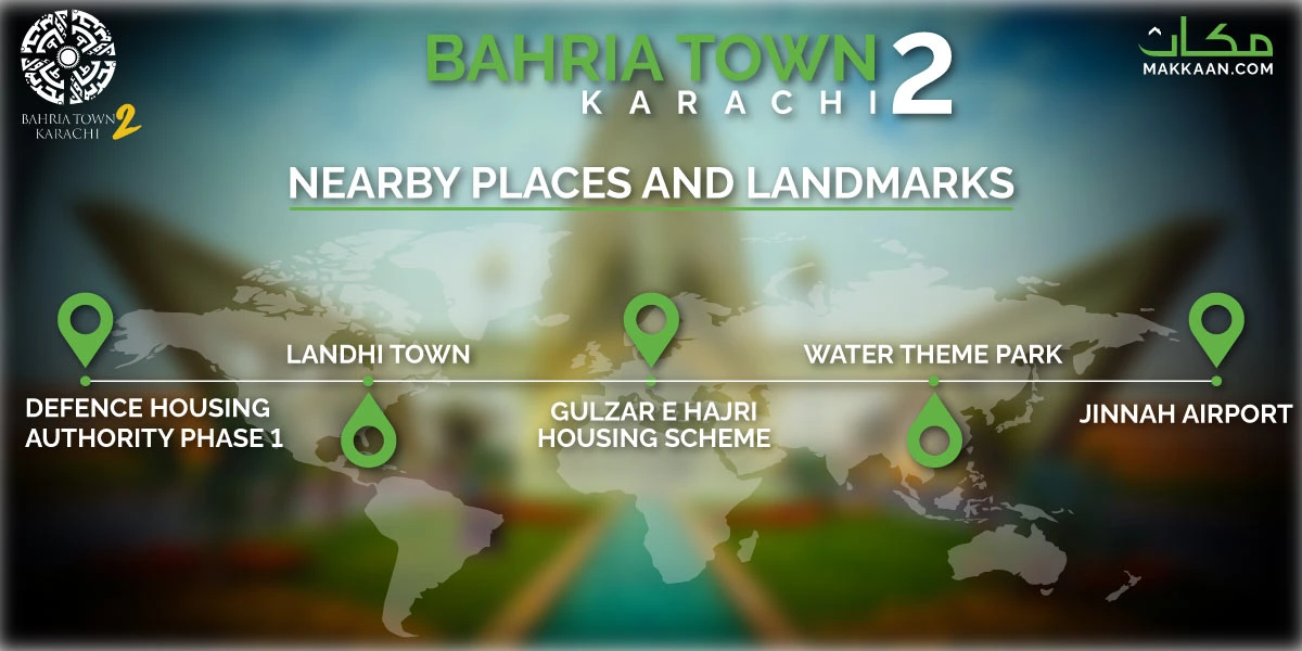 Bahria Town Karachi 2 Nearby Places