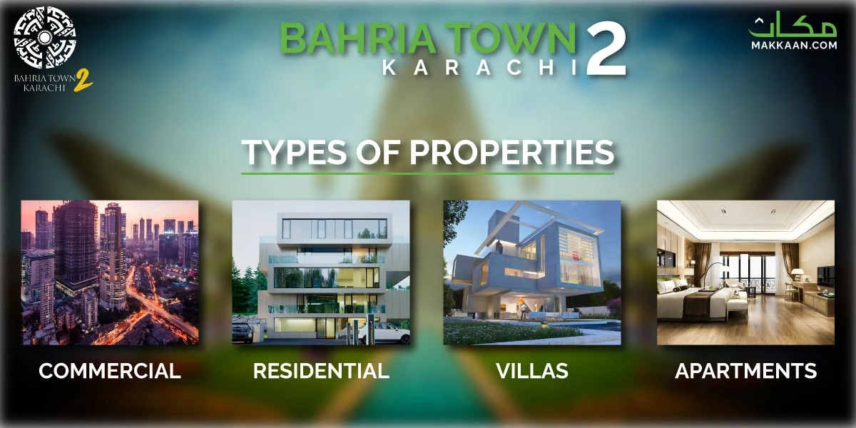 Bahria Town Karachi 2 Property Types