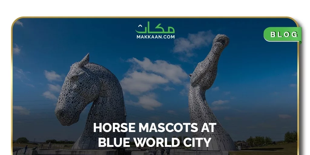 World’s Tallest Horse Mascot in Blue World City